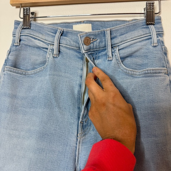 Mother The Hustler Ankle Fray in Balls In Your Court size 26 - Picture 9 of 15